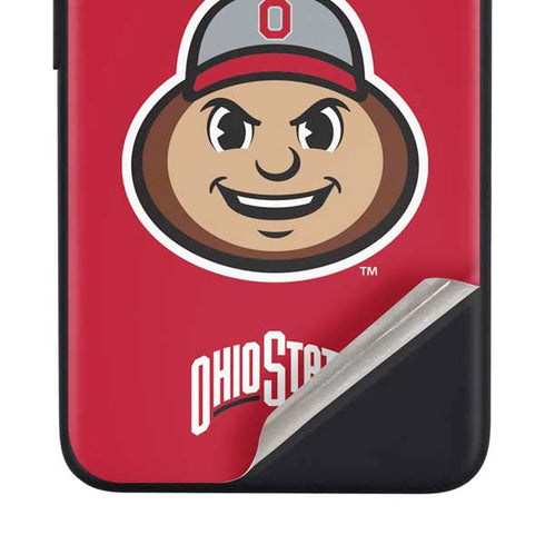 Ohio State University OSUBuckeyes Light Grey Google Pixel 4a Skin